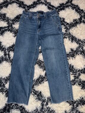 Men's Blue Wide-Leg Jeans